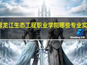 黑龙江生态工程职业学院哪些专业实力很强
