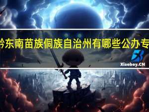 黔东南苗族侗族自治州有哪些公办专科大学