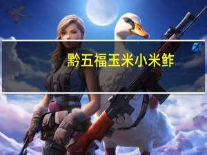 黔五福 玉米小米鲊(甜味)的热量是多少