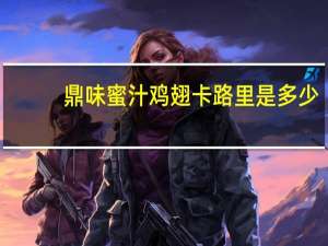 鼎味 蜜汁鸡翅卡路里是多少