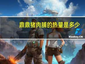 鼎鼎 猪肉脯的热量是多少