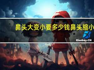 鼻头大变小要多少钱 鼻头缩小术一般需要多少钱