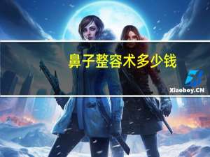 鼻子整容术多少钱(鼻子整形一般多少钱)