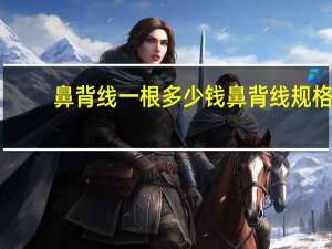 鼻背线一根多少钱 鼻背线规格