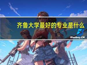 齐鲁大学最好的专业是什么