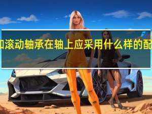 齿轮和滚动轴承在轴上应采用什么样的配合如何表示