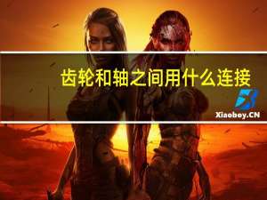 齿轮和轴之间用什么连接