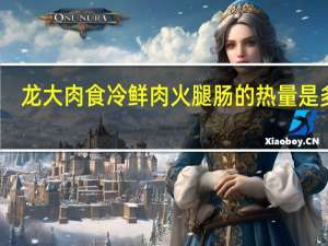 龙大肉食 冷鲜肉火腿肠的热量是多少