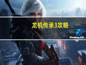 龙机传承3攻略（龙机传承3）