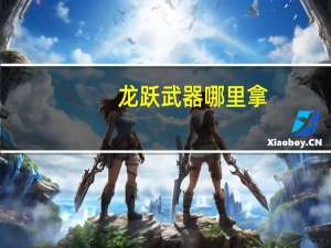 龙跃武器哪里拿（龙跃武器升级）