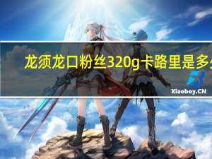 龙须 龙口粉丝 320g卡路里是多少