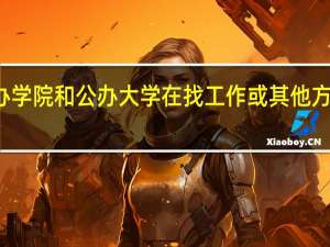 ，独立学院与民办学院和公办大学在找工作或其他方面的不同和有何不同