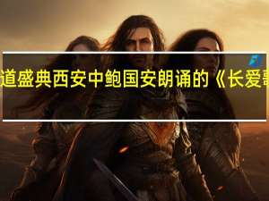，谁知道盛典西安中鲍国安朗诵的《长爱歌》的歌词