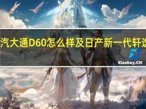 ：上汽大通D60怎么样及日产新一代轩逸怎么样