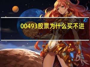 00493股票为什么买不进（00493股票）