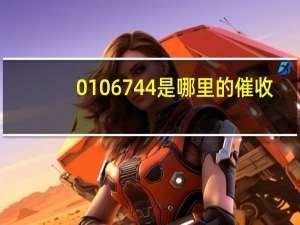 0106744是哪里的催收