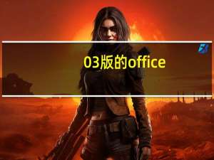 03版的office（office07转03）