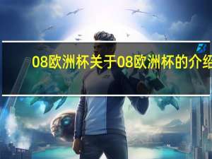 08欧洲杯 关于08欧洲杯的介绍