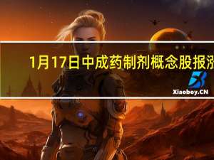1月17日中成药制剂概念股报涨，精华制药触及涨停