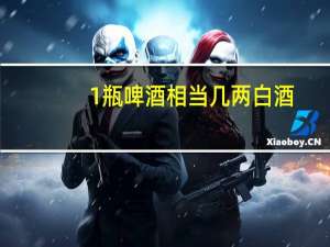 1瓶啤酒相当几两白酒