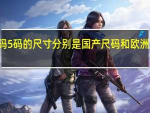 1码2码5码的尺寸分别是 国产尺码和欧洲尺码表对照