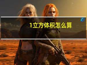 1立方体积怎么算