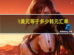 1美元等于多少韩元汇率（1美元等于多少韩元）