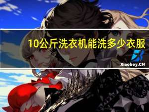 10公斤洗衣机能洗多少衣服