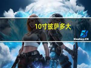 10寸披萨多大（9寸披萨多大）