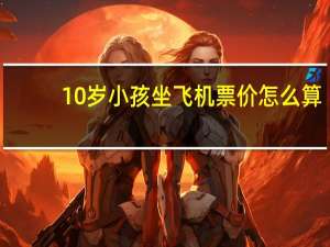 10岁小孩坐飞机票价怎么算