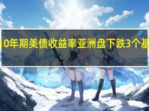 10年期美债收益率亚洲盘下跌3个基点至4.2781%