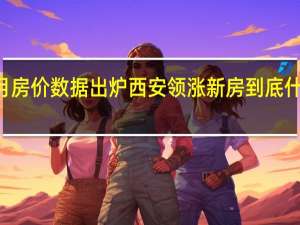 10月房价数据出炉 西安领涨新房 到底什么情况嘞