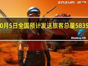 10月5日全国预计发送旅客总量5835万人次