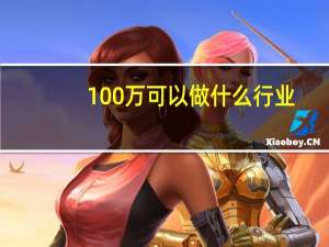 100万可以做什么行业（100万可以做什么投资）
