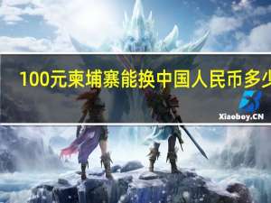 100元柬埔寨能换中国人民币多少钱