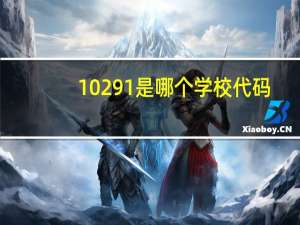 10291是哪个学校代码