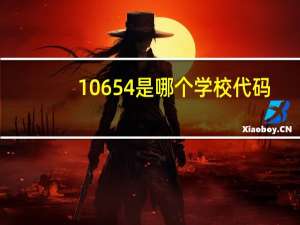 10654是哪个学校代码