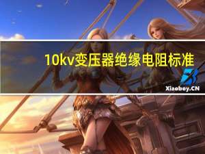 10kv变压器绝缘电阻标准