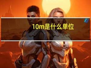 10m是什么单位