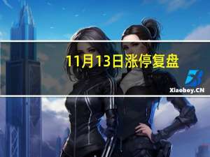 11月13日涨停复盘：豪美新材5连板 软通动力涨停