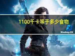 1100千卡等于多少食物