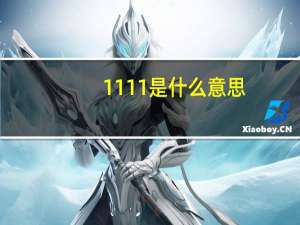 1111是什么意思（111是什么意思）