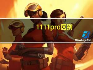 11 11pro区别（11 11）