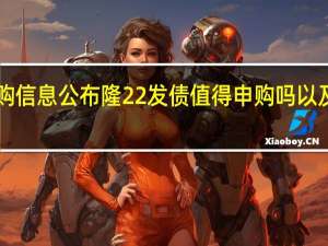 113053隆22发债申购信息公布 隆22发债值得申购吗以及申购可发债需要注意什么
