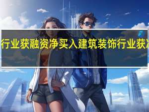 12个行业获融资净买入建筑装饰行业获净买入最多