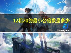 12和20的最小公倍数是多少