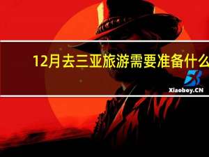 12月去三亚旅游需要准备什么