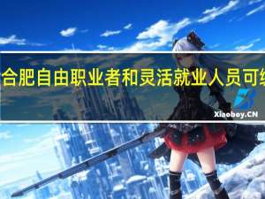 12月起合肥自由职业者和灵活就业人员可缴纳公积金了