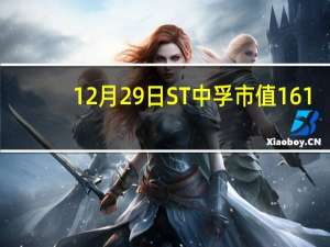 12月29日ST中孚市值161.21亿 股票市盈率是多少