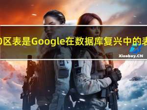 120区表是Google在数据库复兴中的表现